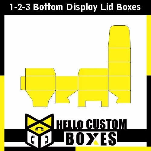 1-2-3 Bottom Display Lid Boxes